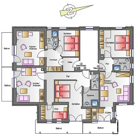 Fellhornhaus Lägenhet *